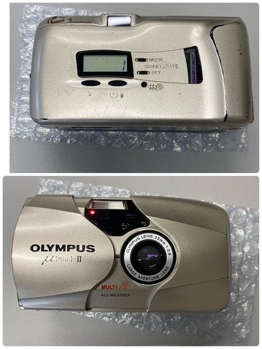 READ AS IS/ For Parts Olympus μ Mju ii 35mm Point & Shoot Film Camera From JAPAN - Picture 13 of 20