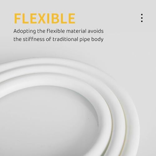 Shower Hose Extra Long PVC Hose for Handheld Shower Head 120 Inches White - Picture 8 of 8