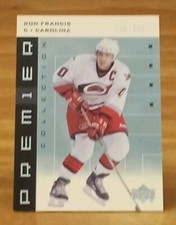 2002-03 UD Premier Collection/399 Ron Francis Carolina Hurricanes 