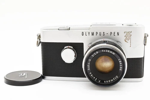 [Excellent+5] Olympus Pen FT 38mm f/1.8 Lens 35mm Half Frame Film Camera JAPAN