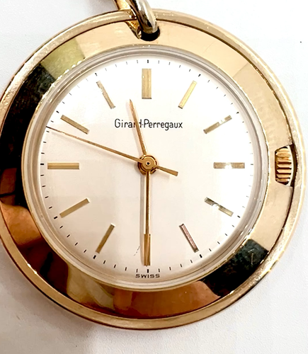 Girard Perregaux 10k Gold Filled 17 Jewels Mechanical Wind Pocket Watch 3 Chains - Video 1 of 1