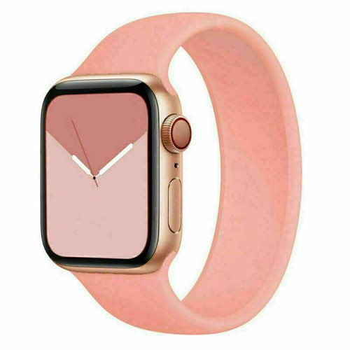 Correa de silicona Solo Loop iWatch para Apple Watch 9 8 7 6 5 SE Ultra2 38-49 mm - Imagen 26 de 31