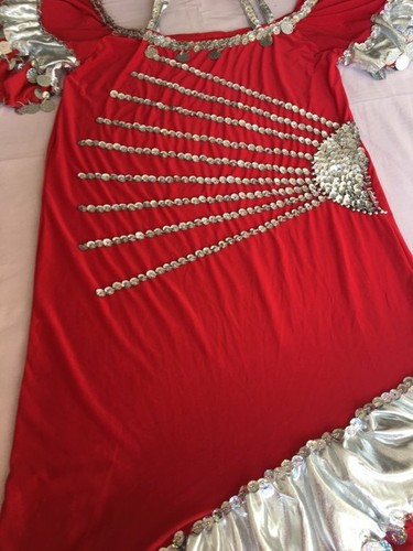 Sexy Vestido Egipcio Melaya Conjunto de Baile / Vestido Melaya, Velo de Melaya, Máscara Facial - Imagen 10 de 34