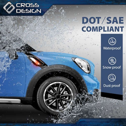 Lente de luz de señal de giro derecha 63139802570 apta para Mini Cooper 11-16 R60 R61 - Imagen 7 de 12
