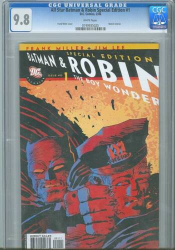 Batman & Robin The Boy Wonder #1 Sp.Ed. CGC 9.8 Jim Lee - Picture 1 of 1