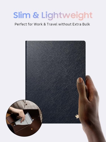 Funda protectora tipo folio para tablet AINOTE Air2 para tomar notas 8,2", Premium PU Lea... - Imagen 6 de 7