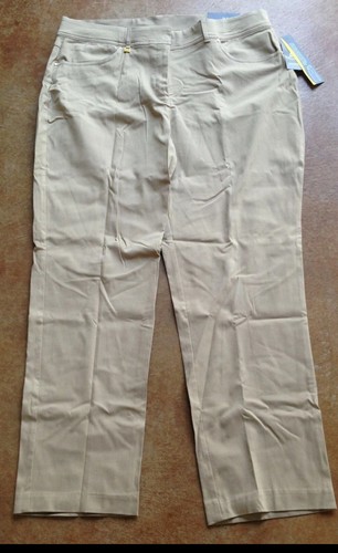 Neu JM Collection Damen Plus Slim Leg Curvy Fit Magic Hose, Khaki, Größe 18 - Bild 1 von 2