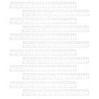  12 Pcs Transparentes Maßstab Herrscher Zurück in Die Schulmaterial