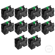 10pcs ZB2-BE101C NO/ZB2-BE102C NC Contact Block Momentary Push Button Switch