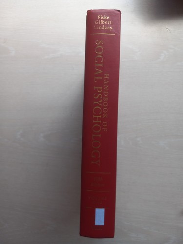 Handbook of Social Psychology: Volume One - 5th Edition - Good - Picture 2 of 12