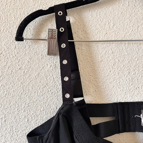 Bondage Body Suite Women’s fits M/L Black Silver Sexy Anniversary Cosplay Gothic - Picture 4 of 9