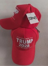 Trump 2028 Embroidered Baseball Cap, MAGA Hat, Make America Great Again USA Cap