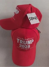 New Trump 2028 Embroidered Baseball Cap MAGA Hat Make America Great Again USA