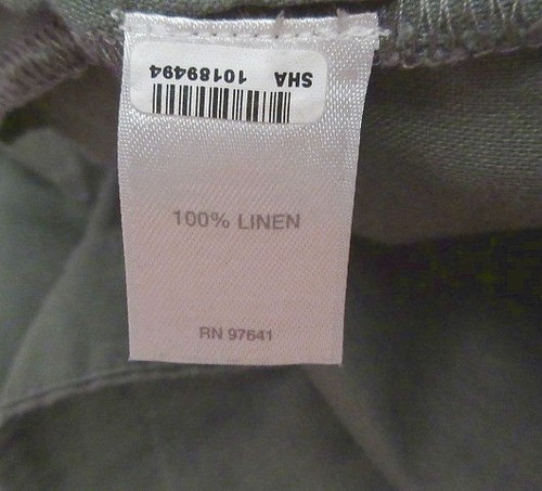 J. Jill Love Linen Top Size 2X Green Button Tunic Long Sleeves Lagenlook Coastal - Picture 10 of 10