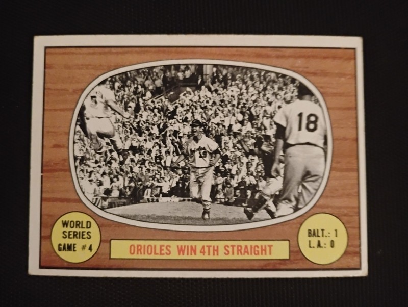 1967 Topps - Baltimore Orioles #154 Orioles Win 4th Straight