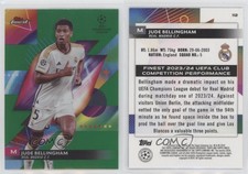2023-24 Topps Finest UEFA Club Competitions Green Refractor /99 Jude Bellingham