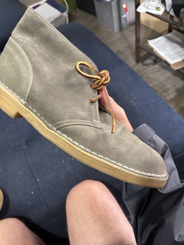 Clarks Originals X Herschel Supply Co. Desert Boot 11 M Gray Men's Chukka - Picture 2 of 24