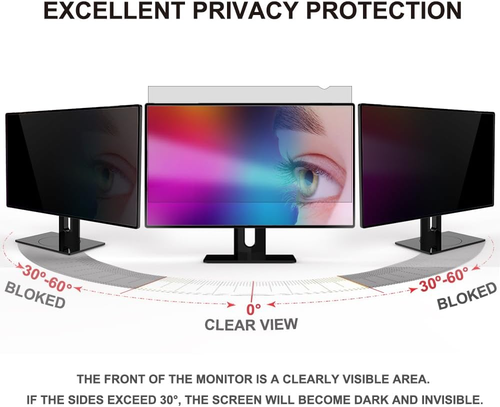 23.8 Inch Computer Privacy Screen Filter - Suitable for 16:9 Aspect Ratio Widesc - 第 3/7 張圖片