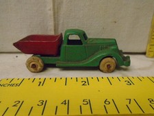 HUBLEY Dump Truck, Cast Iron, Vintage, 3.5"L, SEE Others from Collection