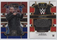 2024 Panini Select WWE Concourse Red & Blue Prizm Jimmy Uso #76