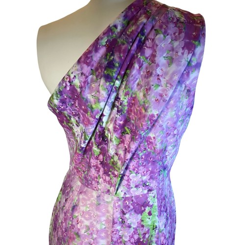 RTR Badgley Mischka Purple Orchid Gown MSRP $990 Size 10 - Picture 5 of 9