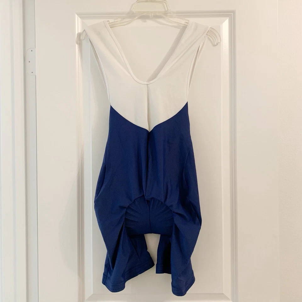 Culotte con tirantes Santini SMS para bicicleta de ciclismo Race Italy CoolMax Techno azul talla XL Foto 2 de 4