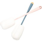 2 Pcs Milk Bottle Brush Water Scrubbing Baby Long Handle Cleaning
