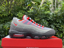 Nike Air Max 95 Black Grey Red AT2865-100 Men's Free Shipping