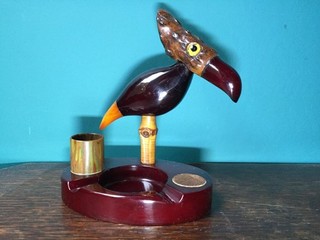 yz type bird cherry amber bakelite faturan phenolic 1930s art deco pipe rest