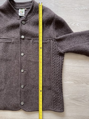 Munchner Strickmoden Vintage Wool Coat Jacket Cardigan Knit Germany B1 - Picture 8 of 13