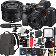 Sony a7S III Mirrorless Full Frame Camera +40mm F2.5 G Lens SEL40F25G Kit Bundle