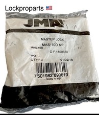 Pack of 10 M1R 1092R MAS-10D Type Key Blanks for Master Lock M1R Keyway