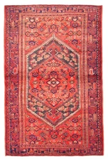 4'8" x 7'3" Vintage Hand Knotted Area Rug Traditional Oriental Wool Carpet
