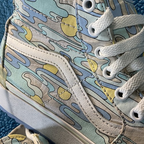 VANS SK8 Tapered Stacked High UV INK Sunwaves High Top Sneaker 42.5 m 9.5 / w 11 - Picture 18 of 21