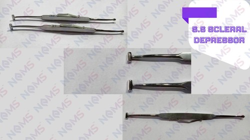 SS Scleral Depressor Double Ended Ophthalmic Eye Reusable Surgical Instruments - Picture 1 of 13