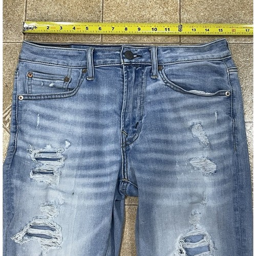 Jeans uomo American Eagle Airflex 360 slim denim effetto invecchiato 30x30 (etichetta 31x32) - Foto 3 di 15