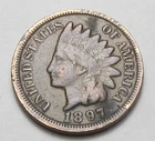 1897 INDIAN HEAD CENT,MOST OF LIBERTY, VERY NICE COIN!!!!(A7)