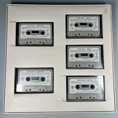 1979 Limited Edition ELTON JOHN 5 cassette tape set with box / poster / blurb - Picture 3 of 23