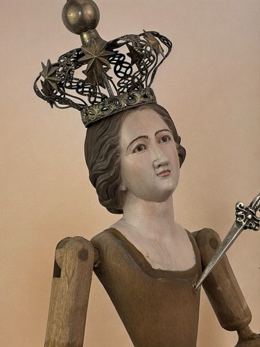 Manichino Devozione Madonna Addolorata 52 cm Interior design Barocco - Foto 18 di 21