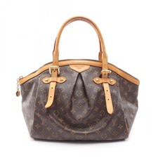 LOUIS VUITTON Tivoli GM Handbag M40144 Monogram canvas leather Brown Used Women