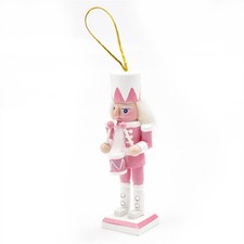 12cm Nutcracker Miniatures Pink Series Desktop Walnuts Soldiers Band Ornaments