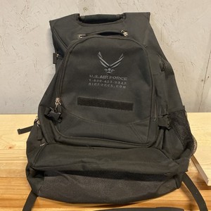 U.S. AIR FORCE ブラックバックパック U.S. AIR FORCE ブラックバックパック