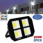 2PCS 200W Led Flood Light with Waterproof driver inside support Durable Working