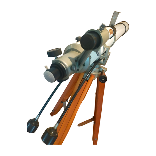 Vintage Vixen CUSTOM-80M 80mm Refractor Telescope w/ Wood Tripod EQ Mount *Read* - Picture 12 of 17