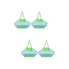  2 Pack Strandtasche Zusammenfaltbar Beach Toy Bag Strandtaschen Für Kinder