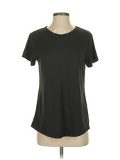 Mia Tess Women Gray Short Sleeve T-Shirt S