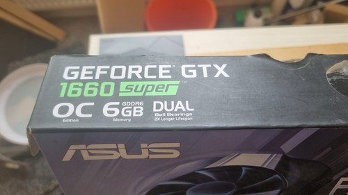 ASUS Phoenix GeForce GTX 1660 SUPER OC 6 GB GDDR6 Video Card - PARTS ONLY - Picture 1 of 4