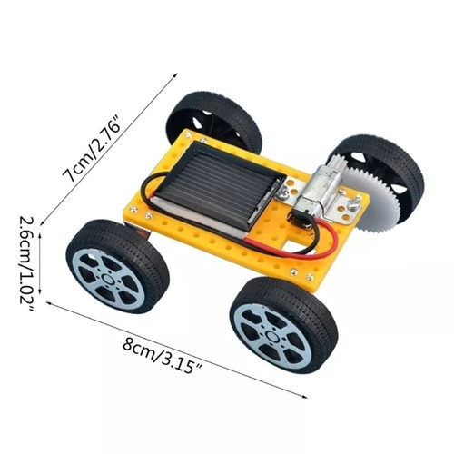 DIY Assembled Mini Solar Powered Toy Car for Kids Children - Picture 2 of 9