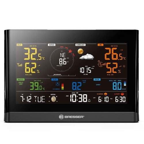 Bresser Professional 7-in-1 Comfort Colour Wi-Fi Weather Station 7003300 - Picture 4 of 6