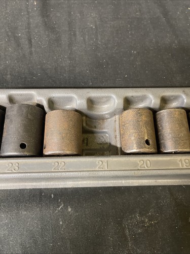 Snap On 315IMMYA - 1/2" Drive Metric Shallow 6Pt Impact Socket Set - Picture 4 of 6